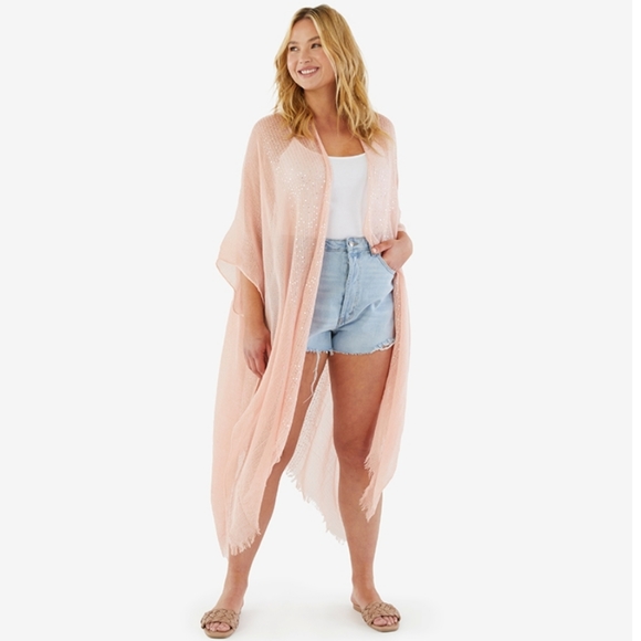 Kensie Tops - Reserved 2/$70! Kensie Coral Kimono